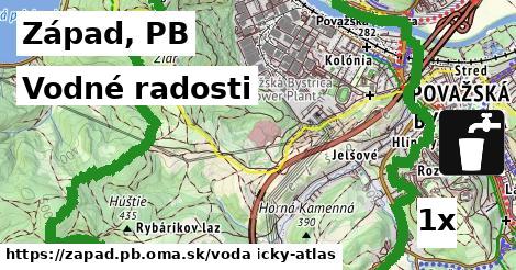 vodné radosti v Západ, PB