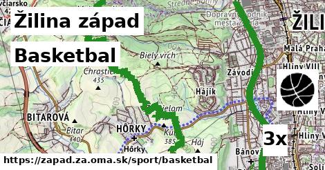 Basketbal, Žilina západ