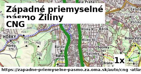 CNG, Západné priemyselné pásmo Žiliny