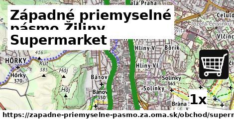 Supermarket, Západné priemyselné pásmo Žiliny