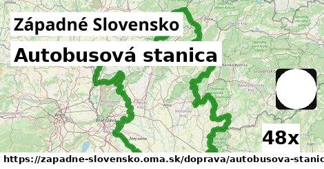 Autobusová stanica, Západné Slovensko