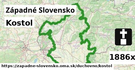 Kostol, Západné Slovensko