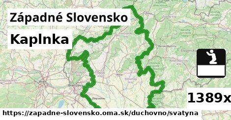 Kaplnka, Západné Slovensko