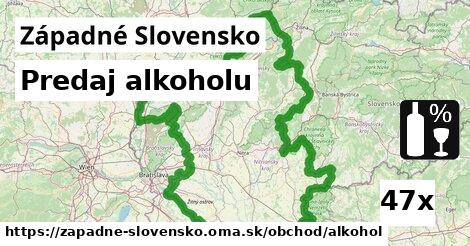 Predaj alkoholu, Západné Slovensko