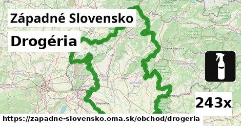 Drogéria, Západné Slovensko