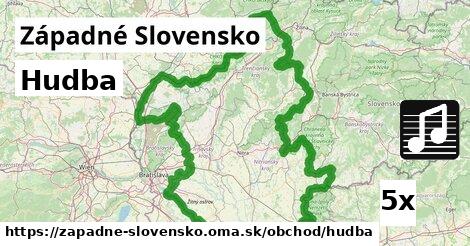 Hudba, Západné Slovensko