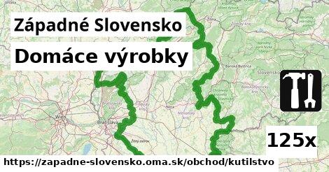 Domáce výrobky, Západné Slovensko