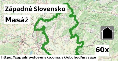 Masáž, Západné Slovensko