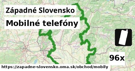 Mobilné telefóny, Západné Slovensko