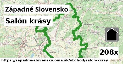 Salón krásy, Západné Slovensko