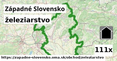 železiarstvo, Západné Slovensko