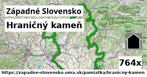 Hraničný kameň, Západné Slovensko