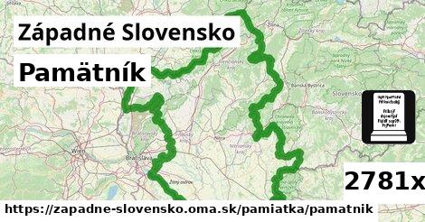 Pamätník, Západné Slovensko