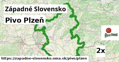 Pivo Plzeň, Západné Slovensko