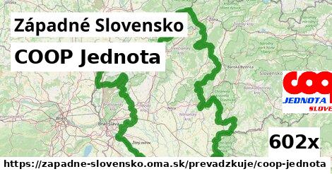 COOP Jednota, Západné Slovensko