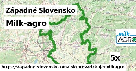 Milk-agro, Západné Slovensko