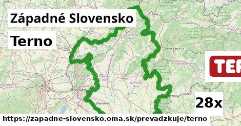 Terno, Západné Slovensko