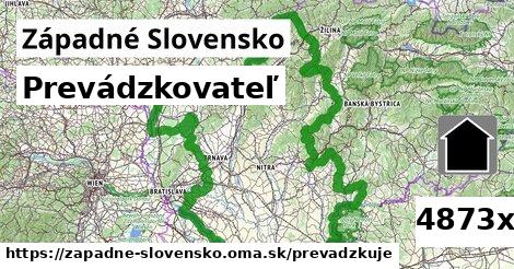 prevádzkovateľ v Západné Slovensko