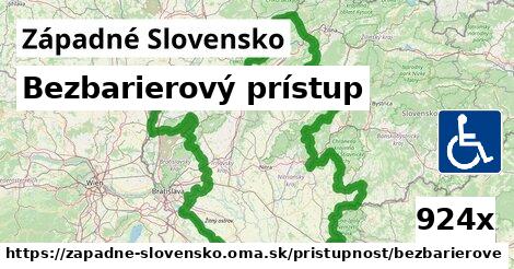 Bezbarierový prístup, Západné Slovensko