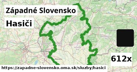 Hasiči, Západné Slovensko