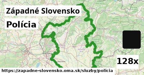 Polícia, Západné Slovensko