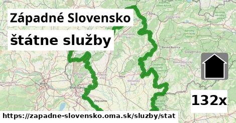 štátne služby, Západné Slovensko