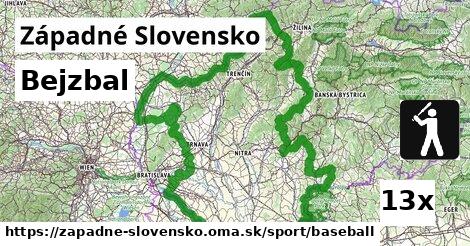 Bejzbal, Západné Slovensko