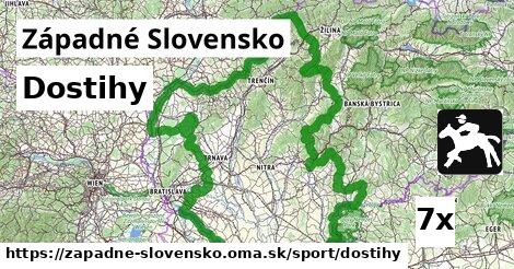 Dostihy, Západné Slovensko