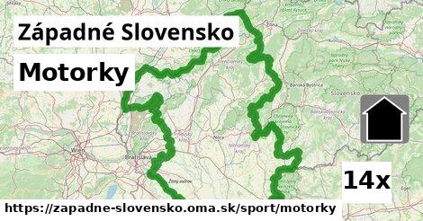 Motorky, Západné Slovensko