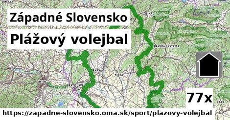 Plážový volejbal, Západné Slovensko