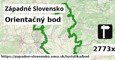 Orientačný bod, Západné Slovensko