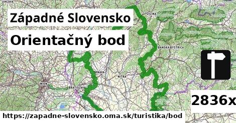 Orientačný bod, Západné Slovensko