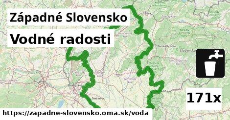 vodné radosti v Západné Slovensko