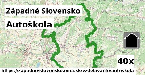 Autoškola, Západné Slovensko