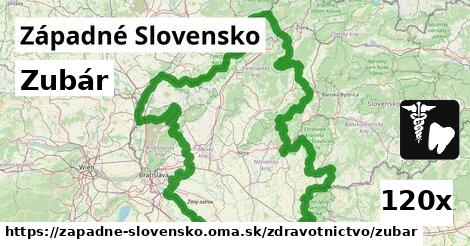 Zubár, Západné Slovensko