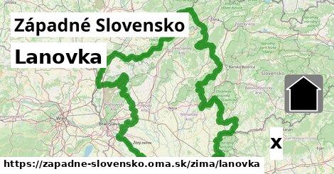 Lanovka, Západné Slovensko
