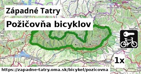 Požičovňa bicyklov, Západné Tatry