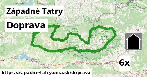 doprava v Západné Tatry