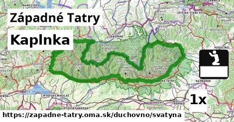 Kaplnka, Západné Tatry