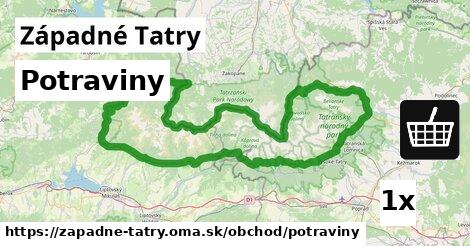 Potraviny, Západné Tatry