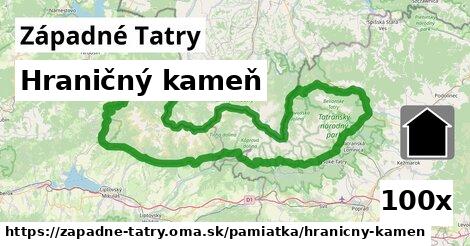 Hraničný kameň, Západné Tatry