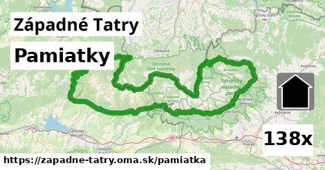 pamiatky v Západné Tatry