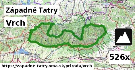 Vrch, Západné Tatry