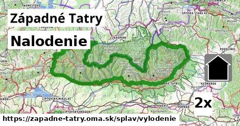 Nalodenie, Západné Tatry