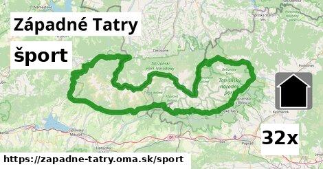 šport v Západné Tatry