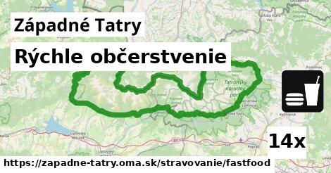 Rýchle občerstvenie, Západné Tatry