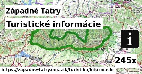 Turistické informácie, Západné Tatry