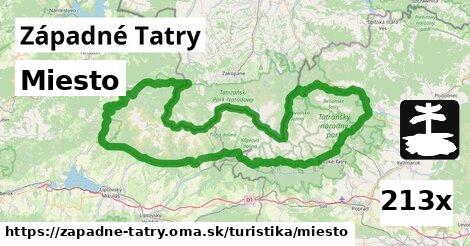 Miesto, Západné Tatry