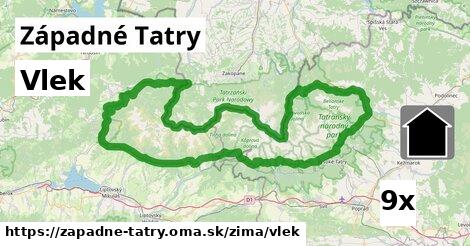 Vlek, Západné Tatry