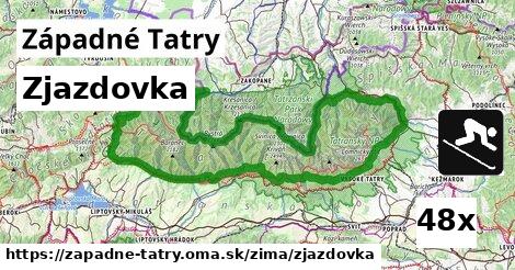 Zjazdovka, Západné Tatry